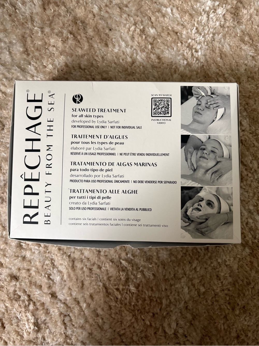Répechage Seaweed Treatment Facial Kit